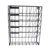 Organizzatore a parete in metallo metallico