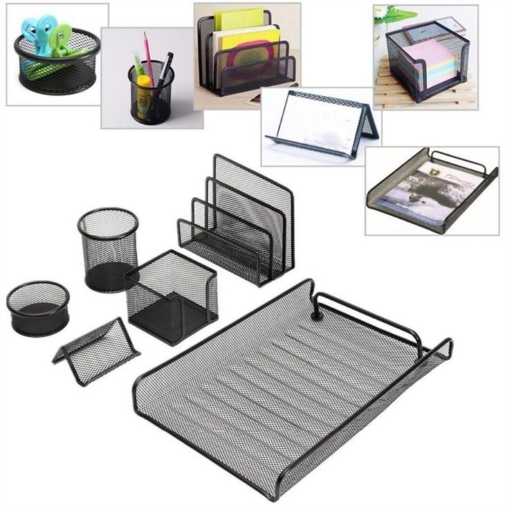 6 piece desk organizer set