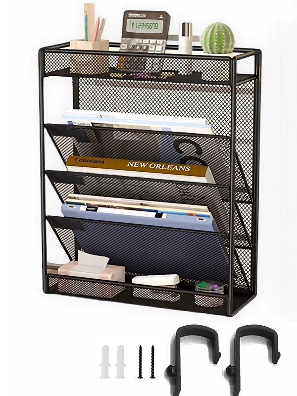 Organizzatore della cartella a parete in metallo